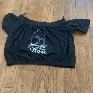 Beauty and the Beast crop top